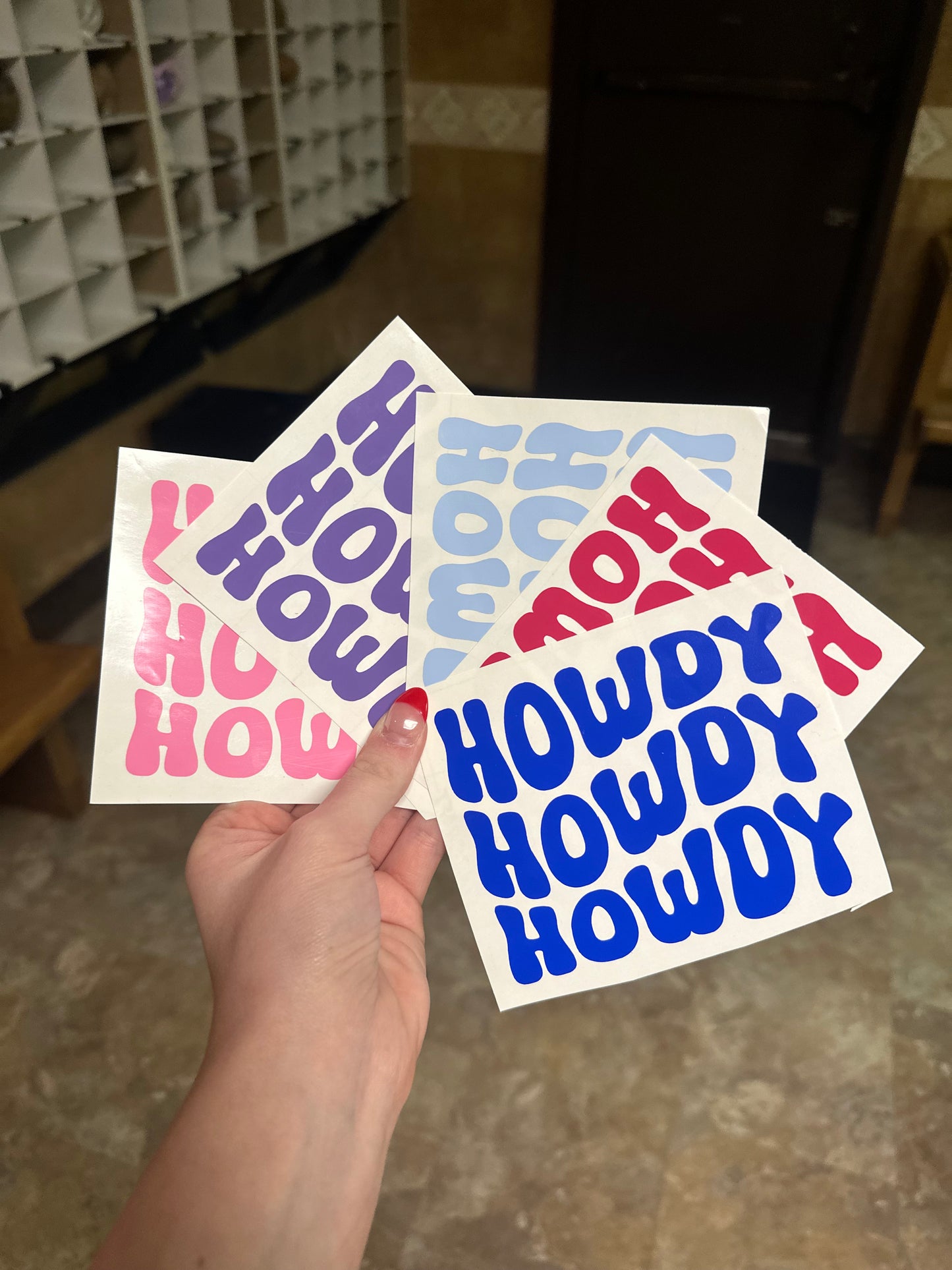 Howdy Decal