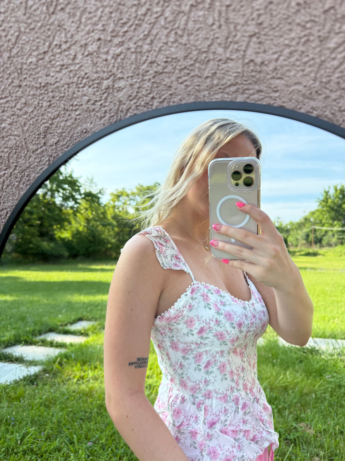 The Pink Floral Top