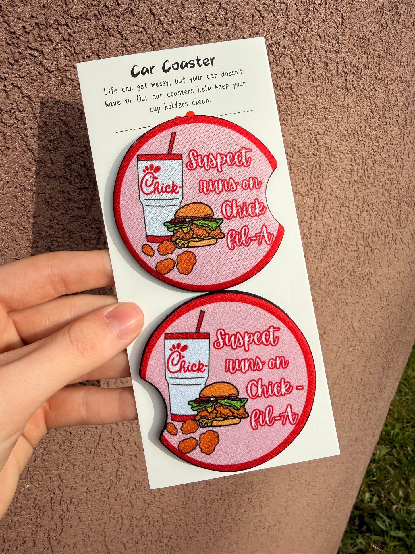 Chick-fil-a Car Coasters