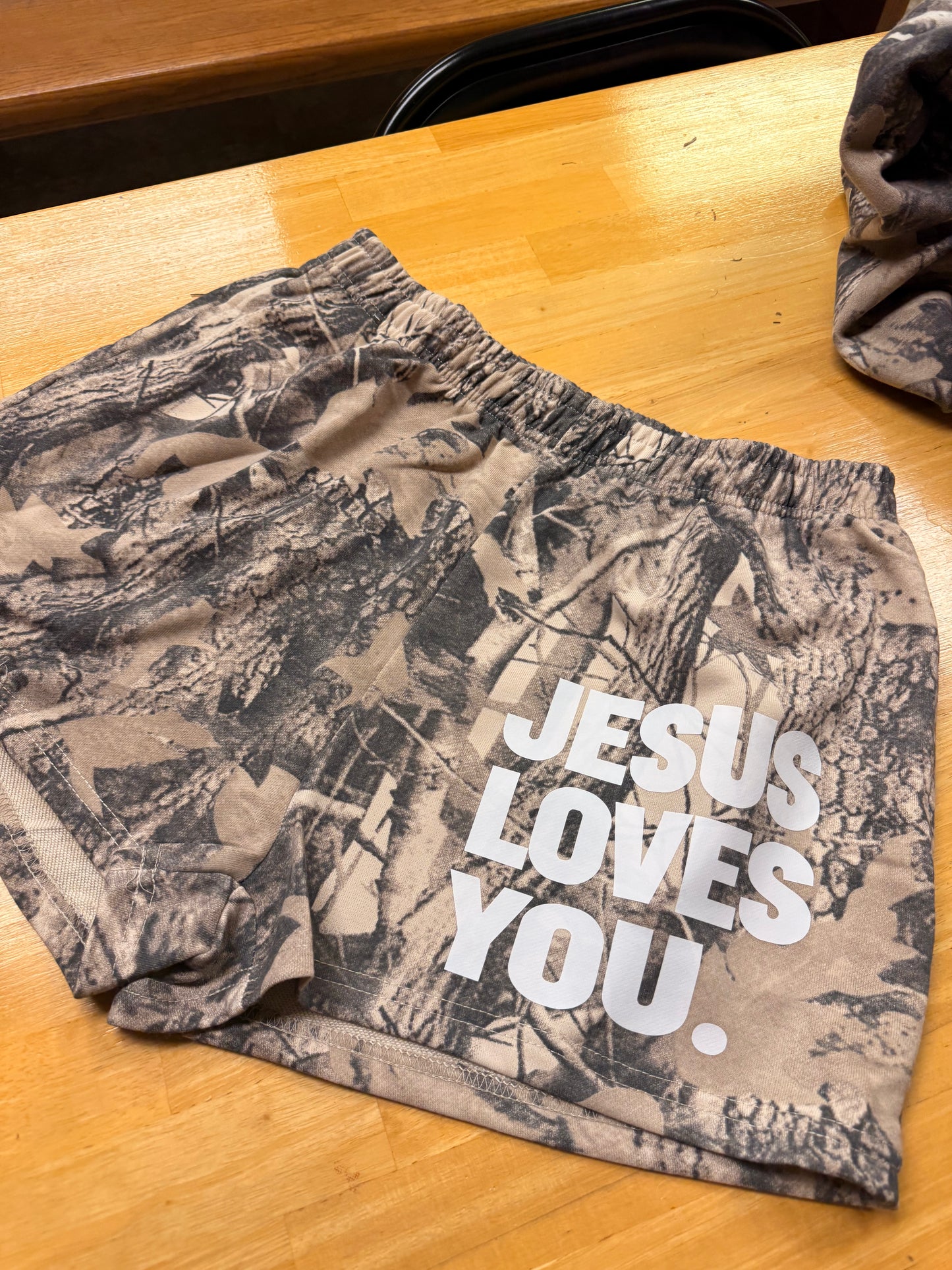 Jesus Loves You Sweat Shorts