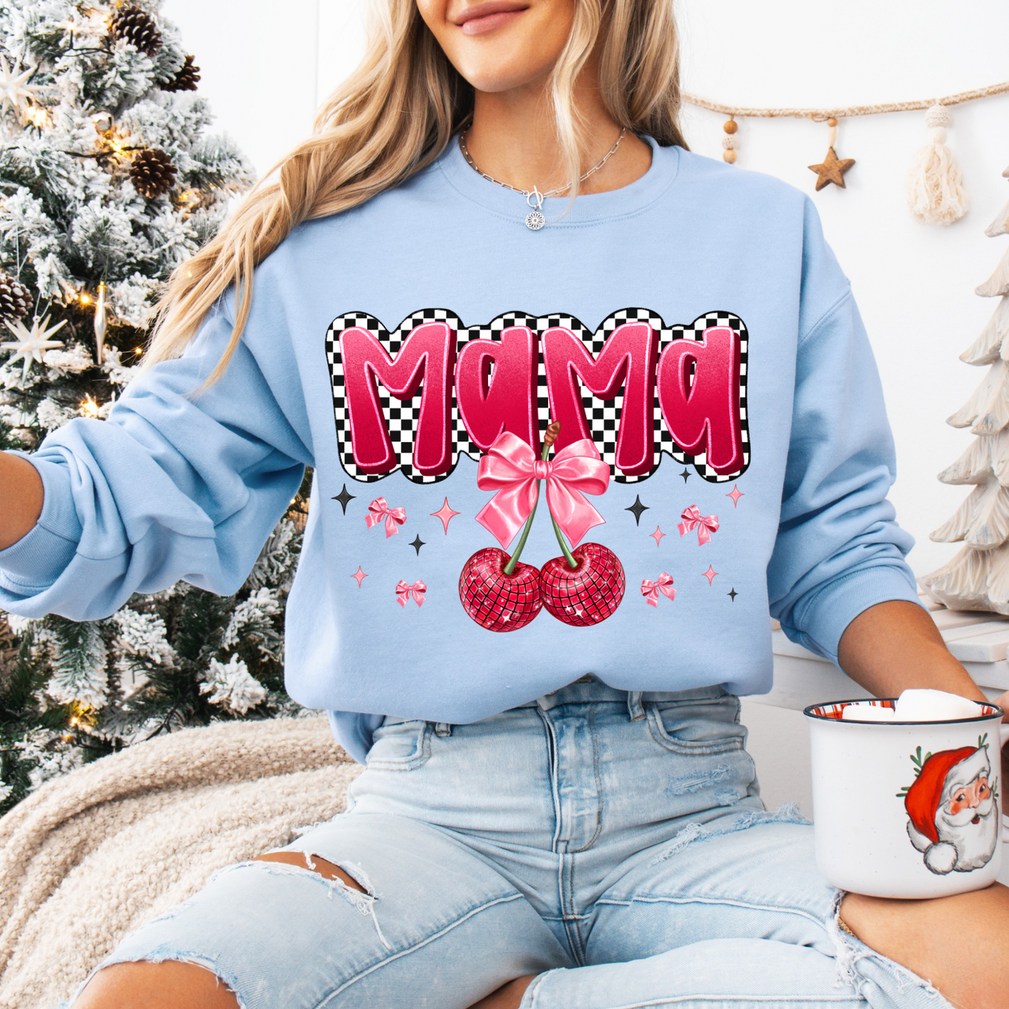 Mama Cherry Tees + Crews