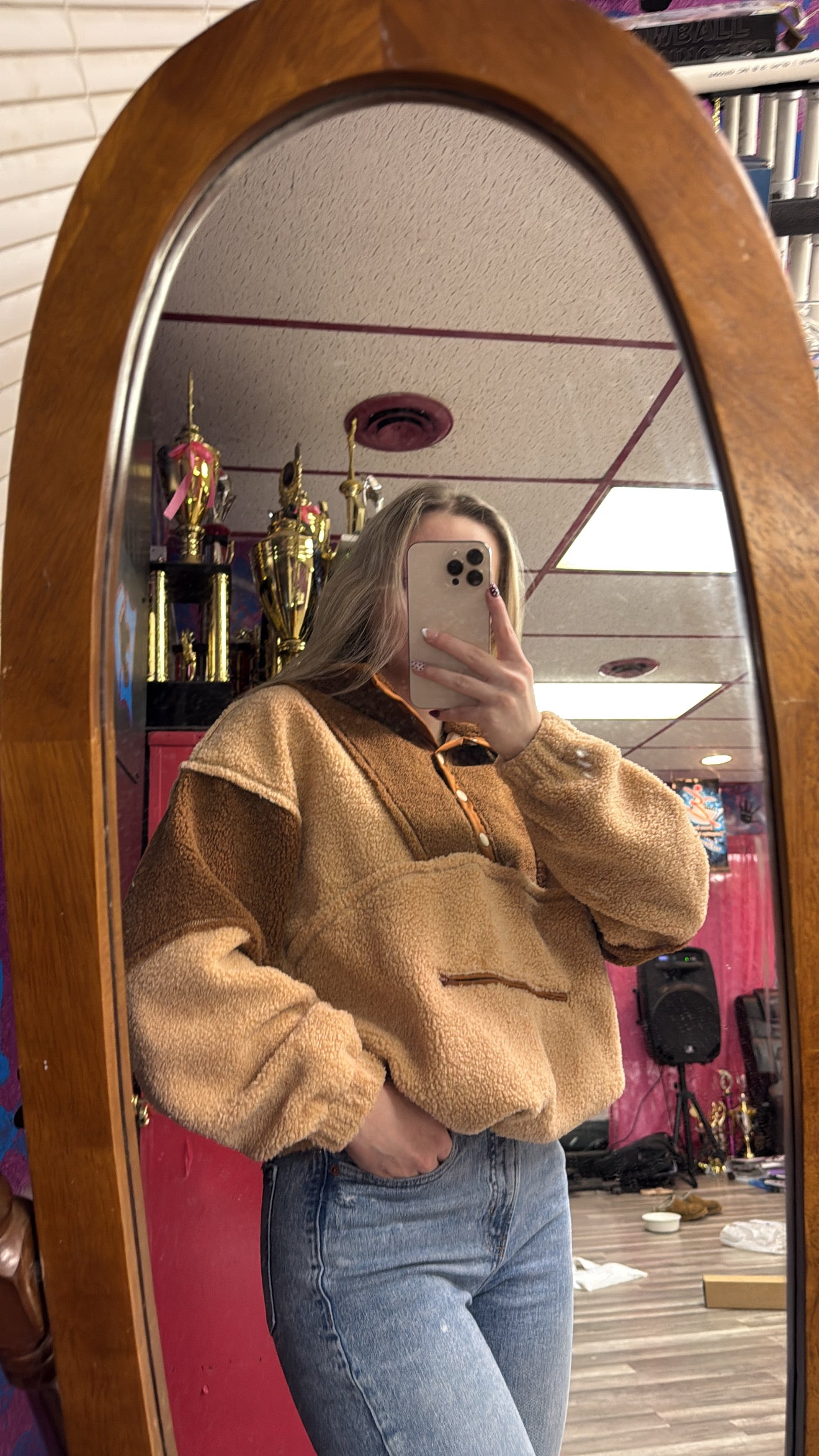 Cinnamon Sugar Sherpa Sweatshirt
