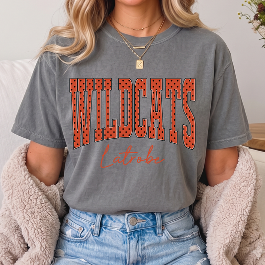 Wildcats/Latrobe Polka Dot Tees