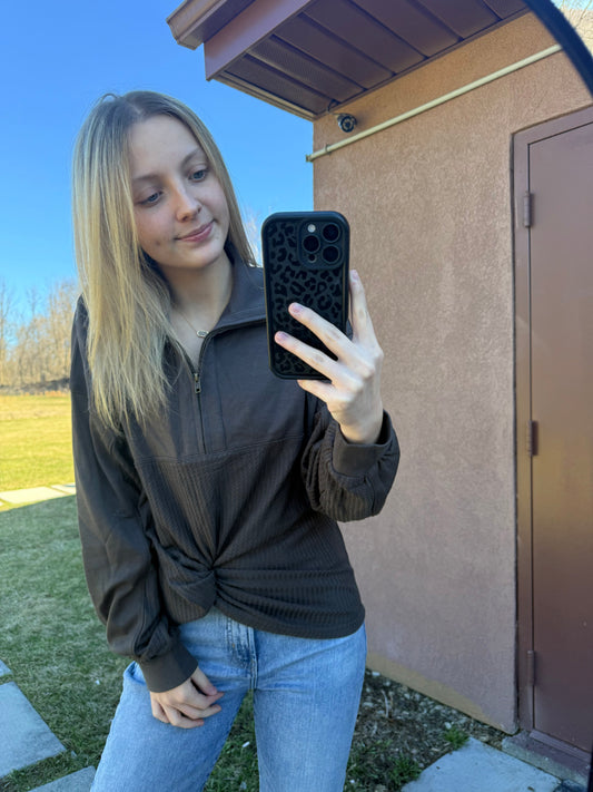 Black Cherry Quarter Zip