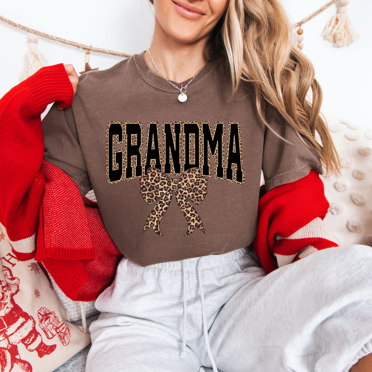 GRANDMA Leopard Tees + Crews