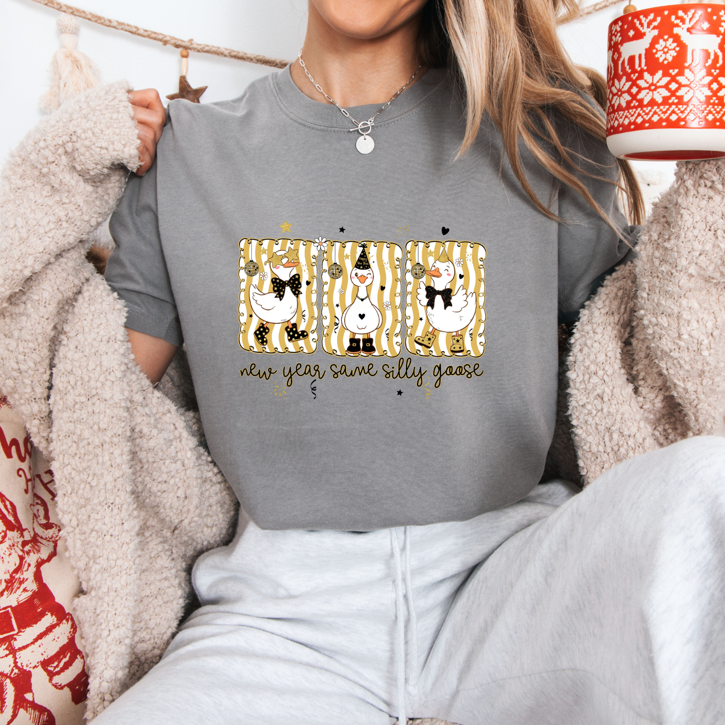 New Year Same Silly Goose Tees + Crews