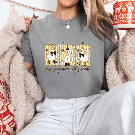 New Year Same Silly Goose Tees + Crews