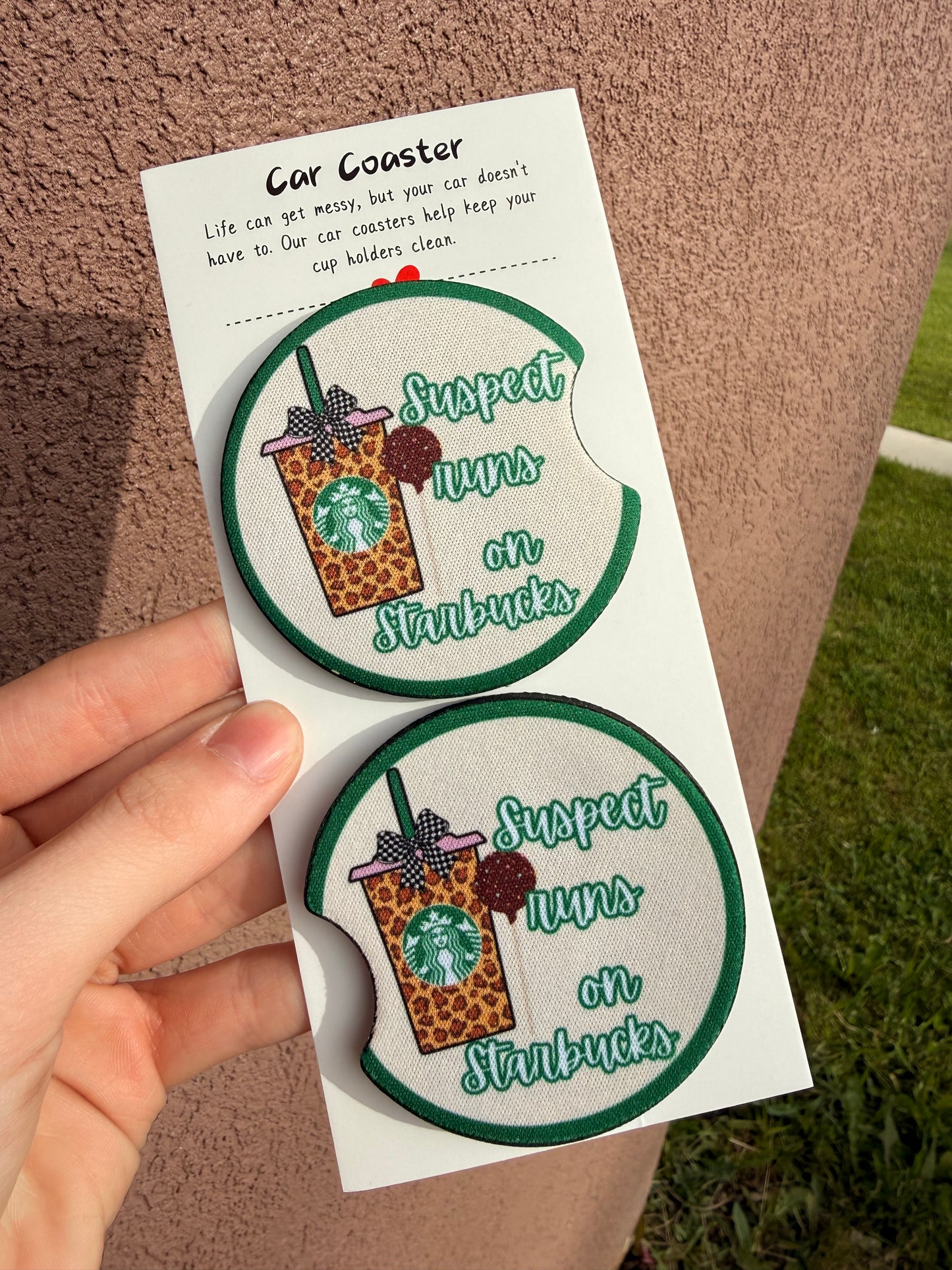 Starbucks Car Coasters