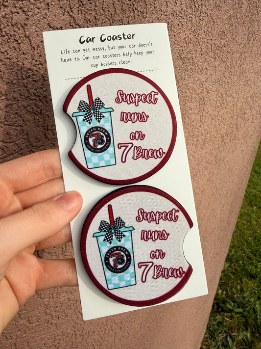 7 Brew Car Coasters