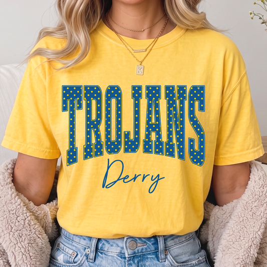Derry/Trojans Polka Dot Tees