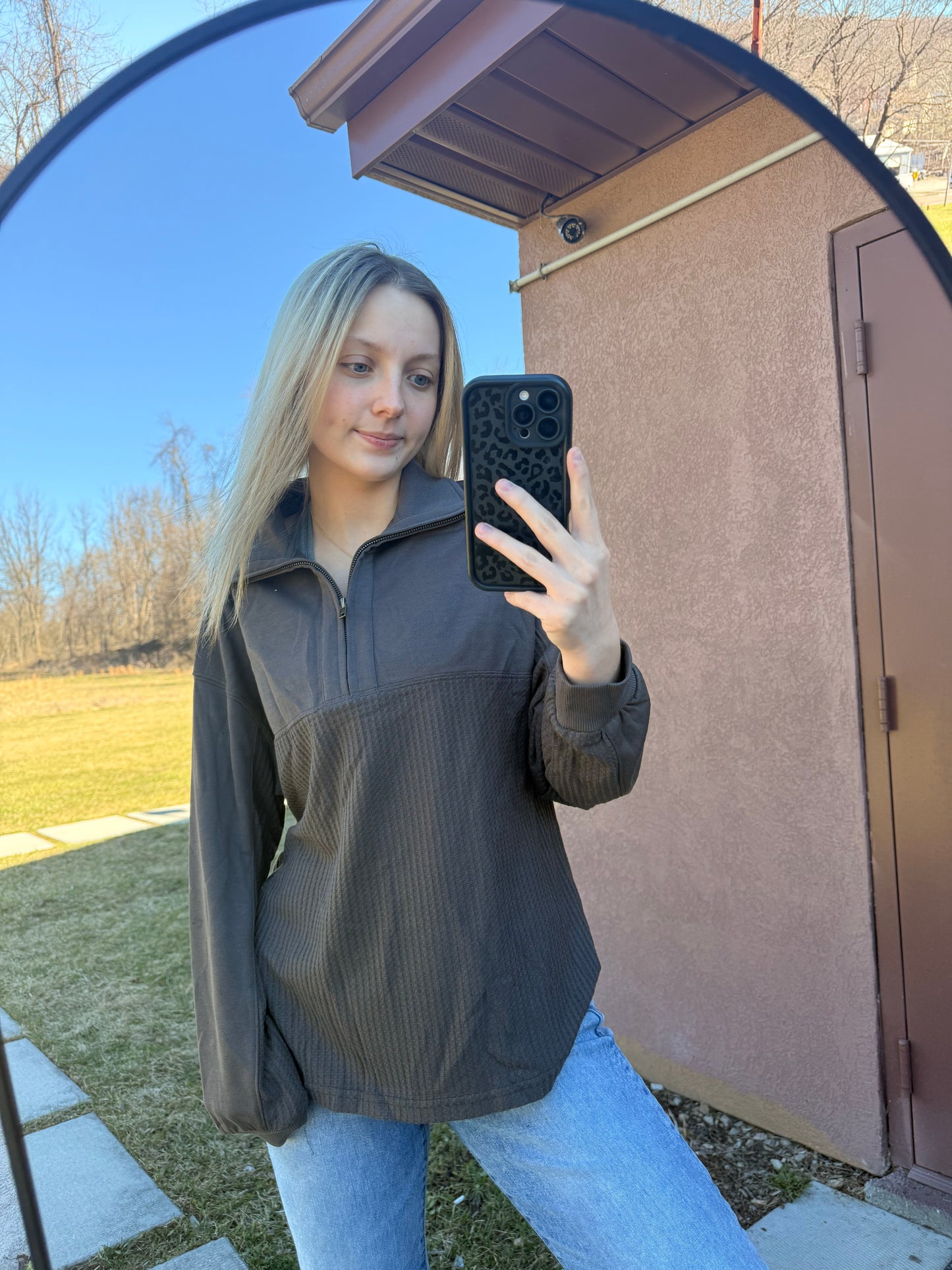 Black Cherry Quarter Zip
