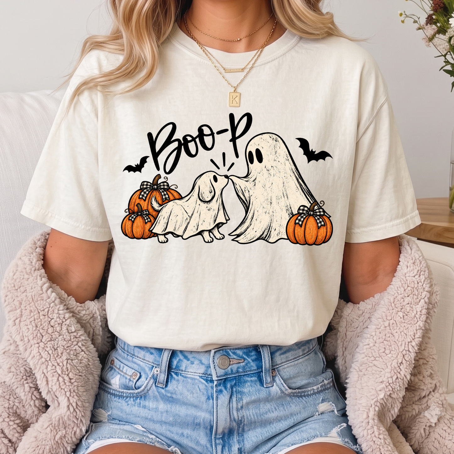Boo-p Dog Ghost Tee