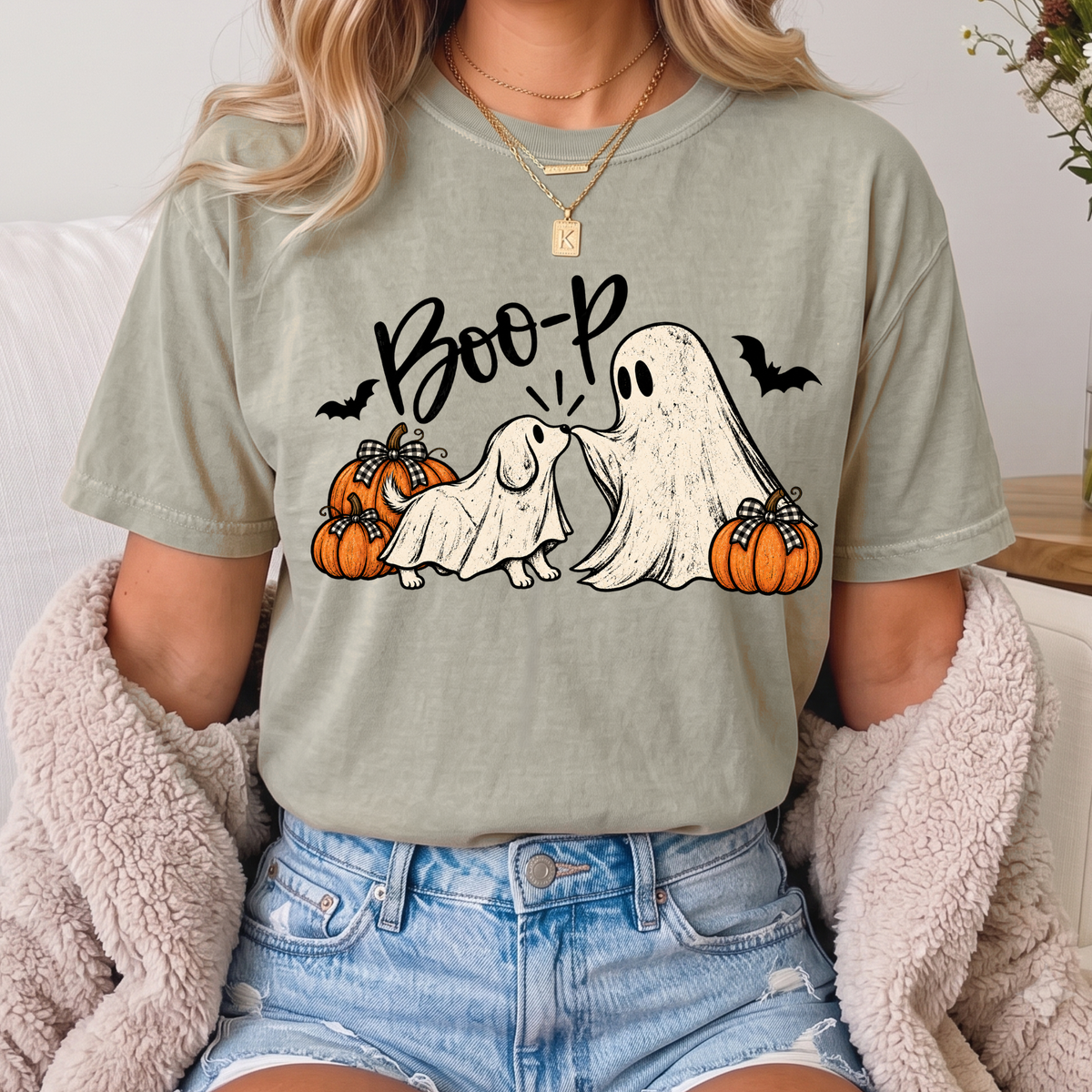 Boo-p Dog Ghost Tee
