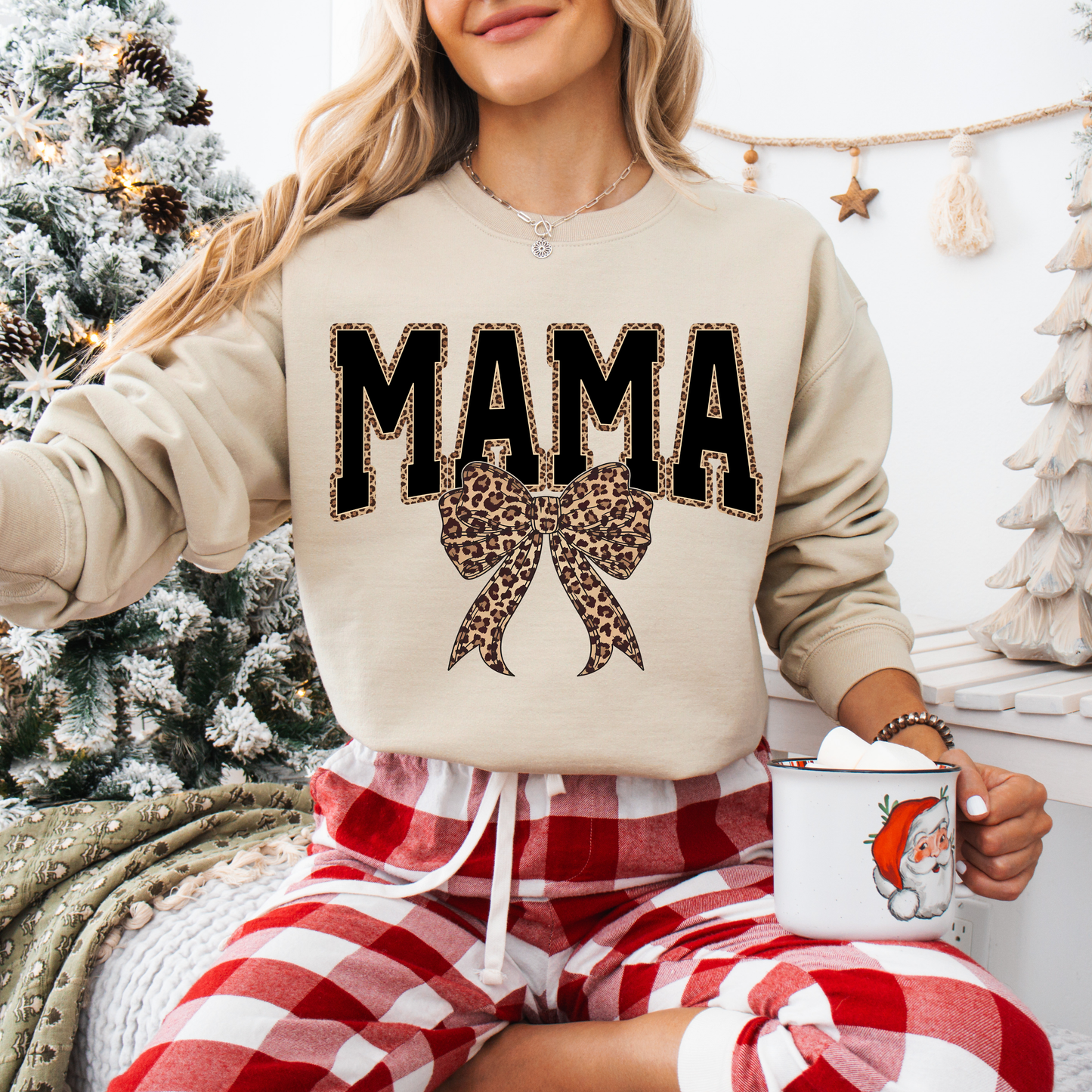 MAMA Leopard Tees + Crews