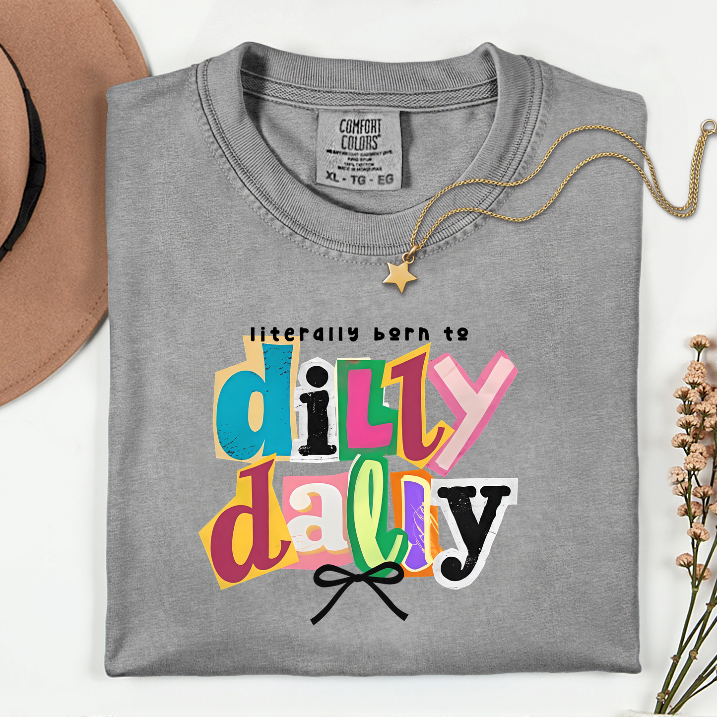 Dilly Dally Tees + Crews