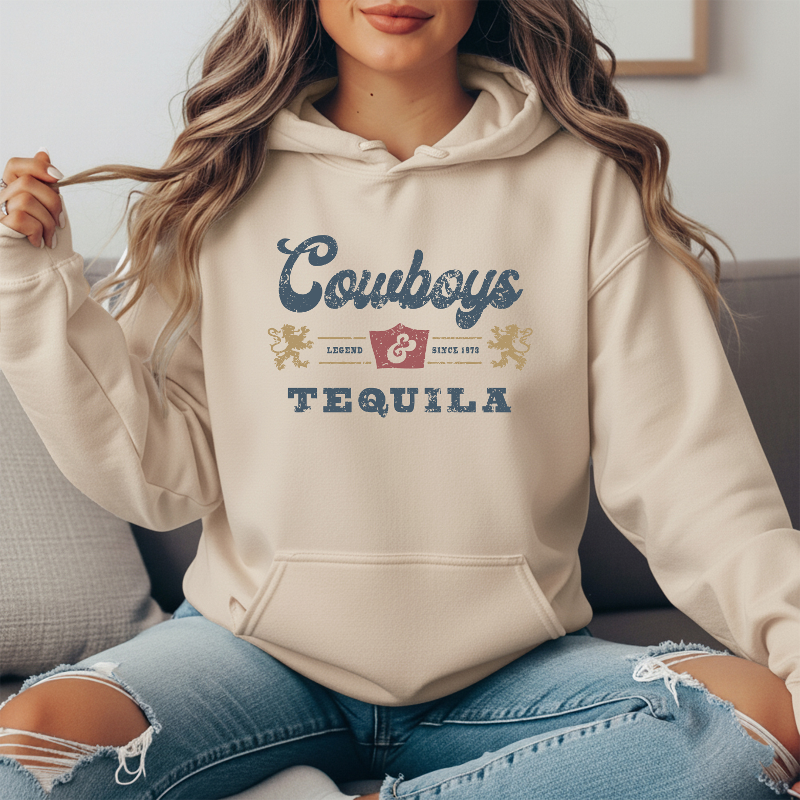 Cowboy + Tequila Hoodie