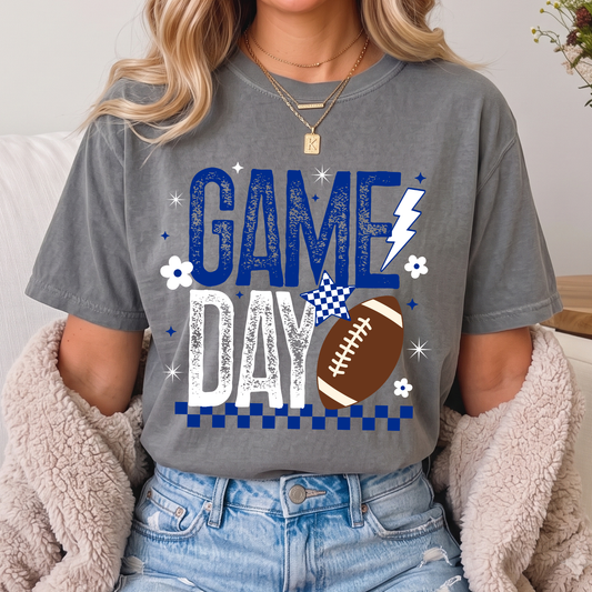 Game Day Blue + White Tees
