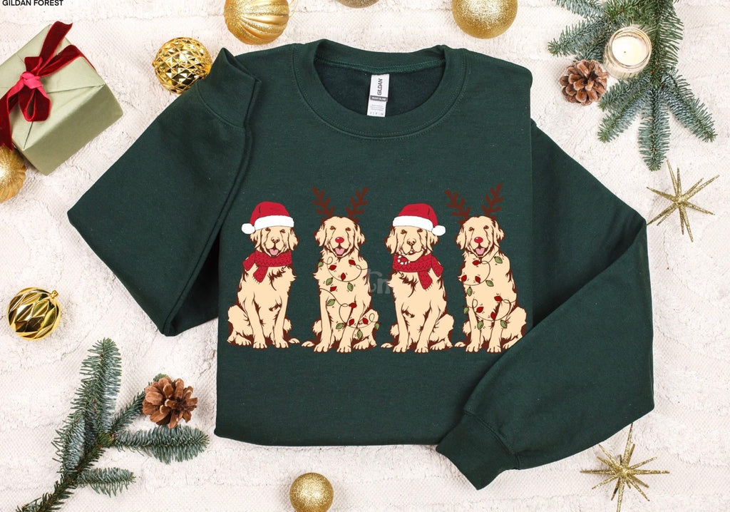 Christmas Doggies Tees + Crew