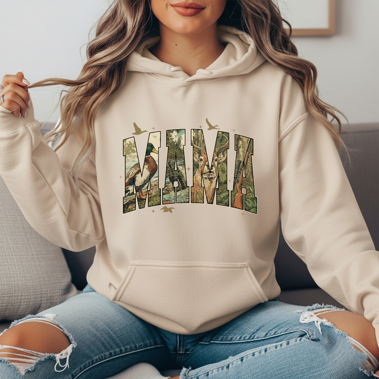 Camo Mama Hoodie