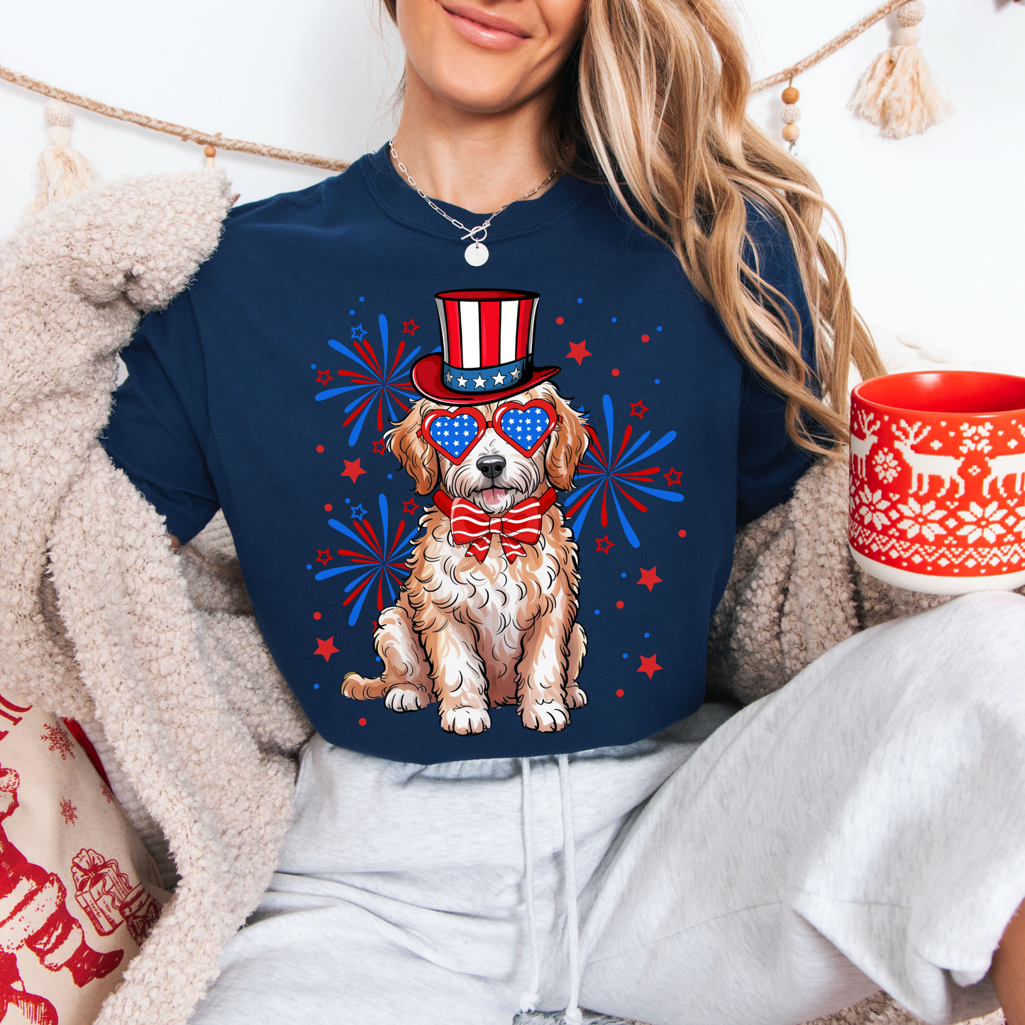 Dog + Firework Tees
