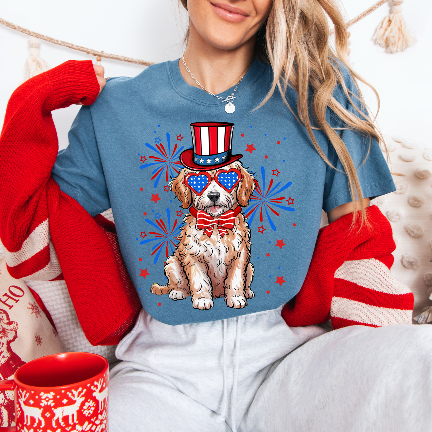Dog + Firework Tees