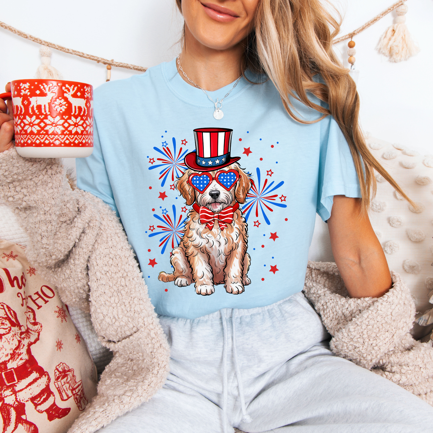 Dog + Firework Tees