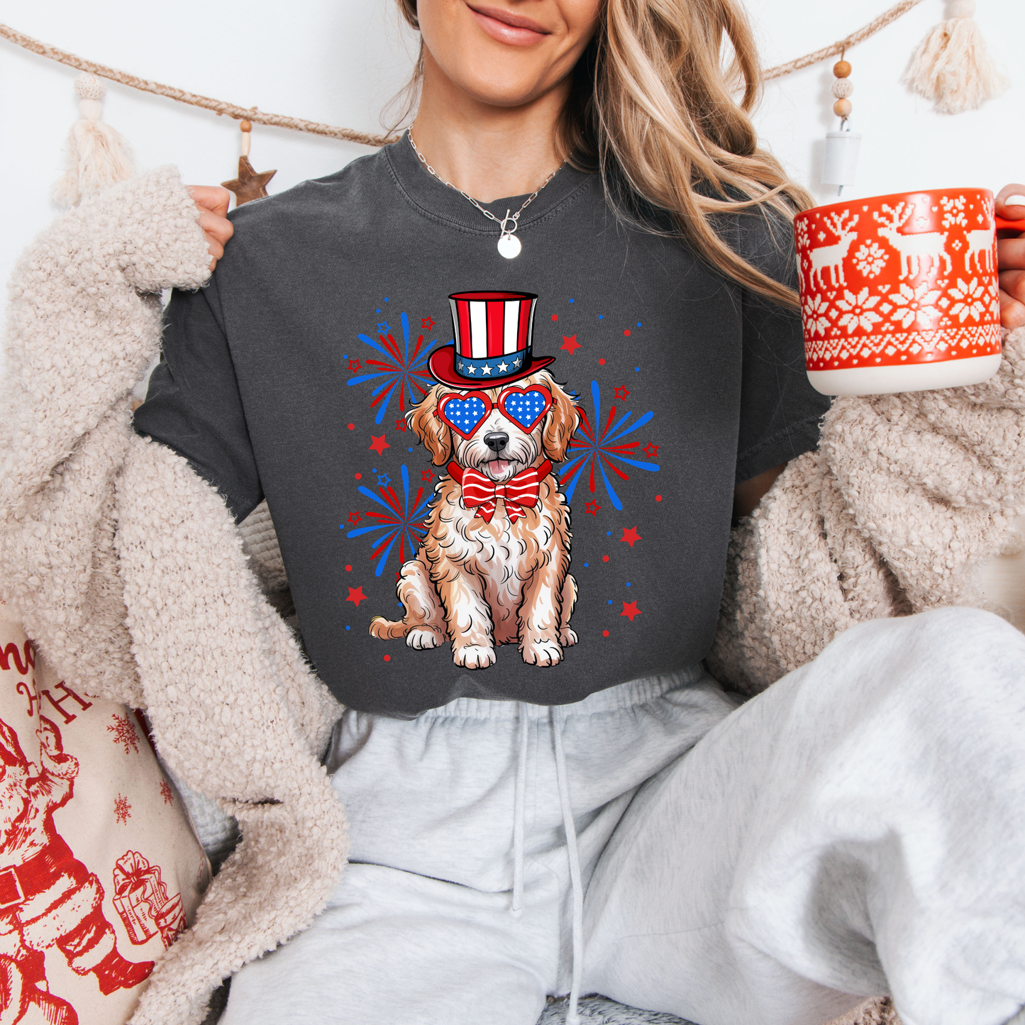 Dog + Firework Tees