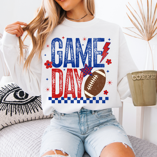 Game Day Red, Blue + White Crews