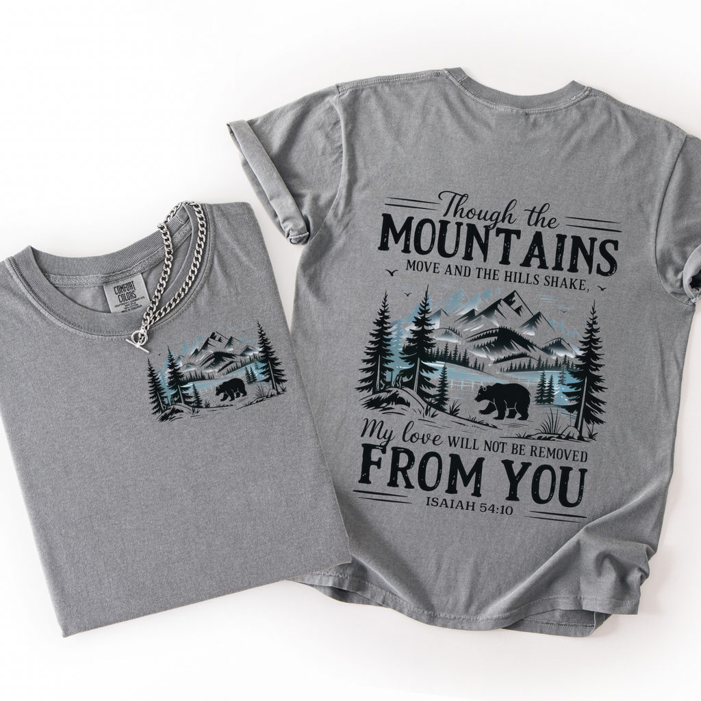 Though the Mountains Tee + Crew