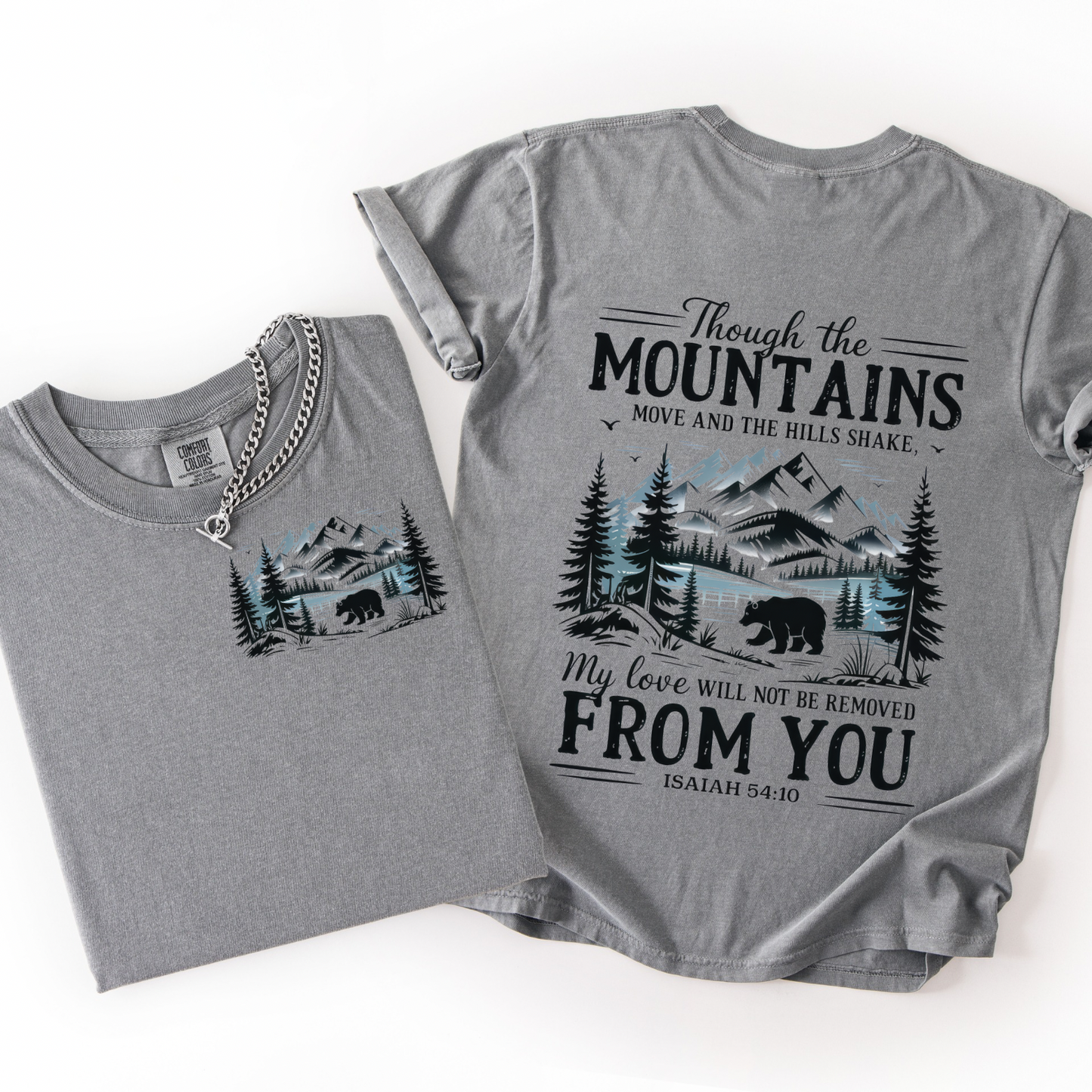 Though the Mountains Tee + Crew