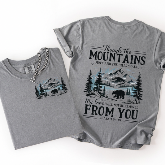 Though the Mountains Tee + Crew