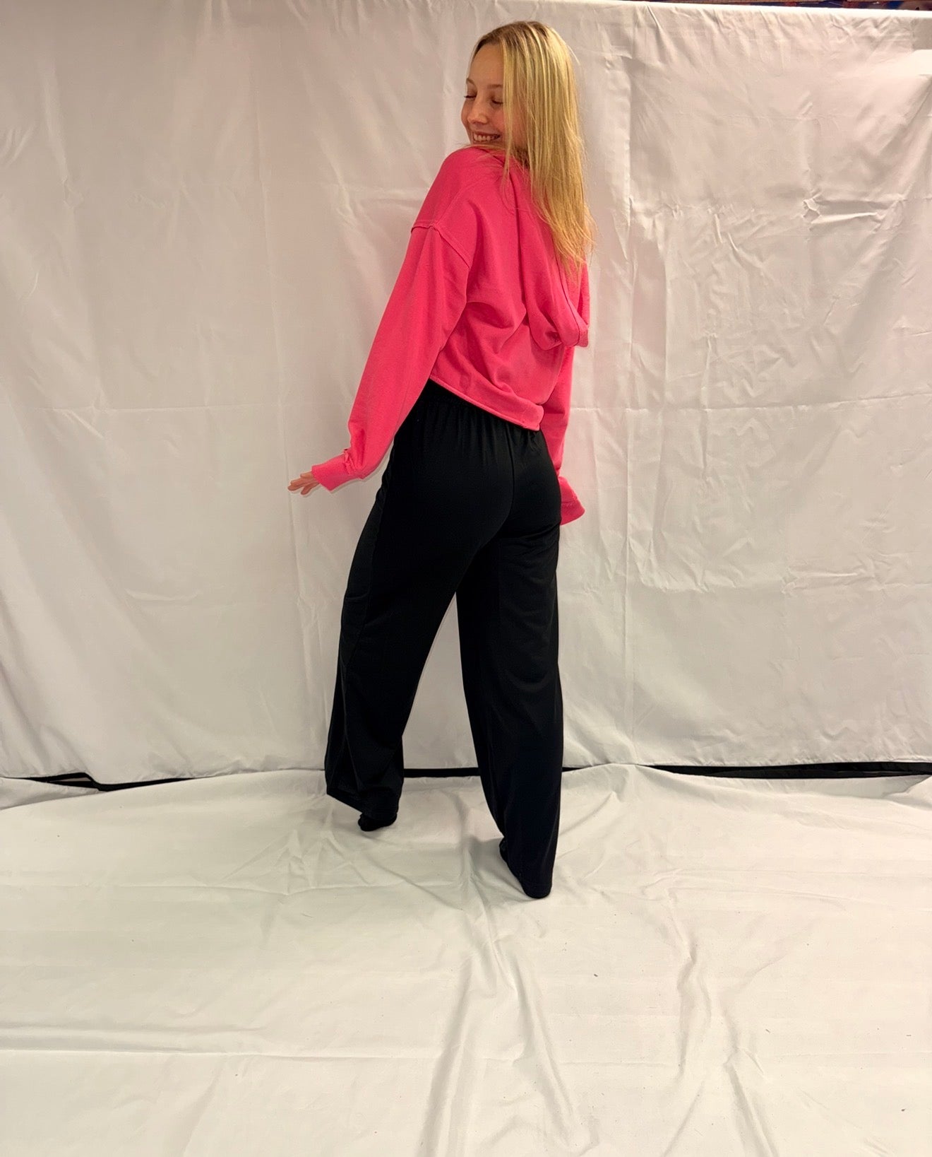 The Bella Sweats- High-Waisted Wide Leg Pants
