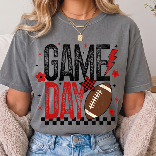 Game Day Red + Black Tees
