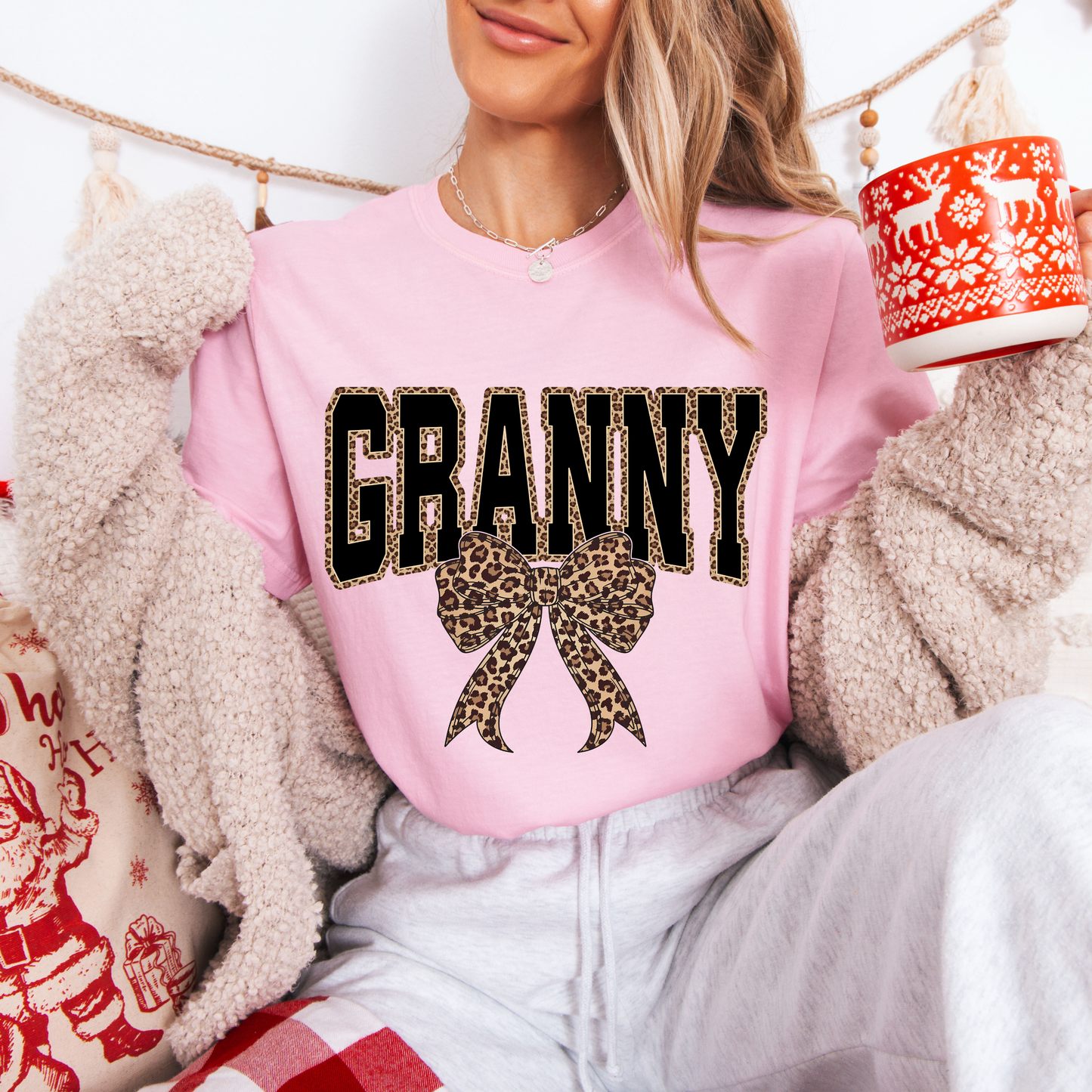 GRANNY Leopard Tees + Crews