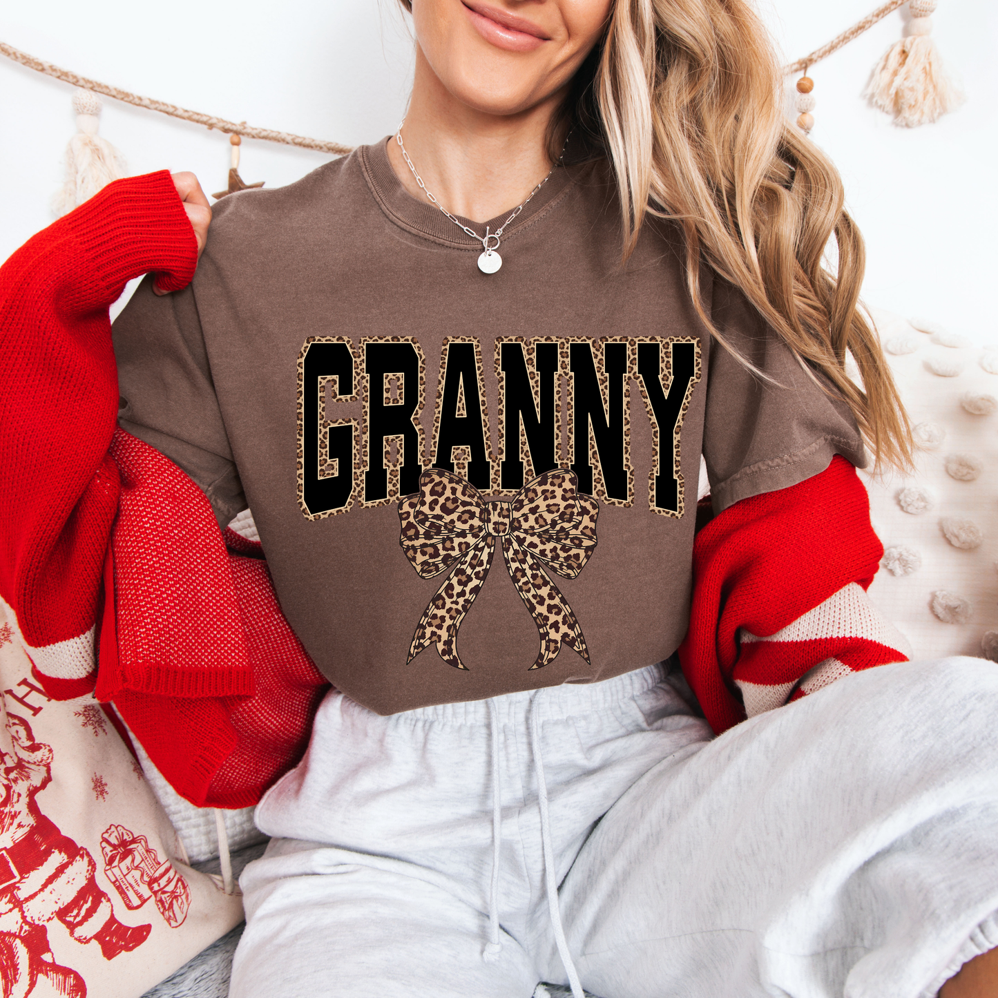 GRANNY Leopard Tees + Crews