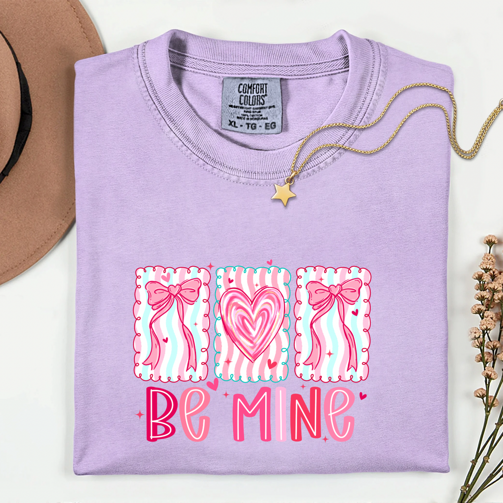Be Mine Hearts + Bows Tees + Crews