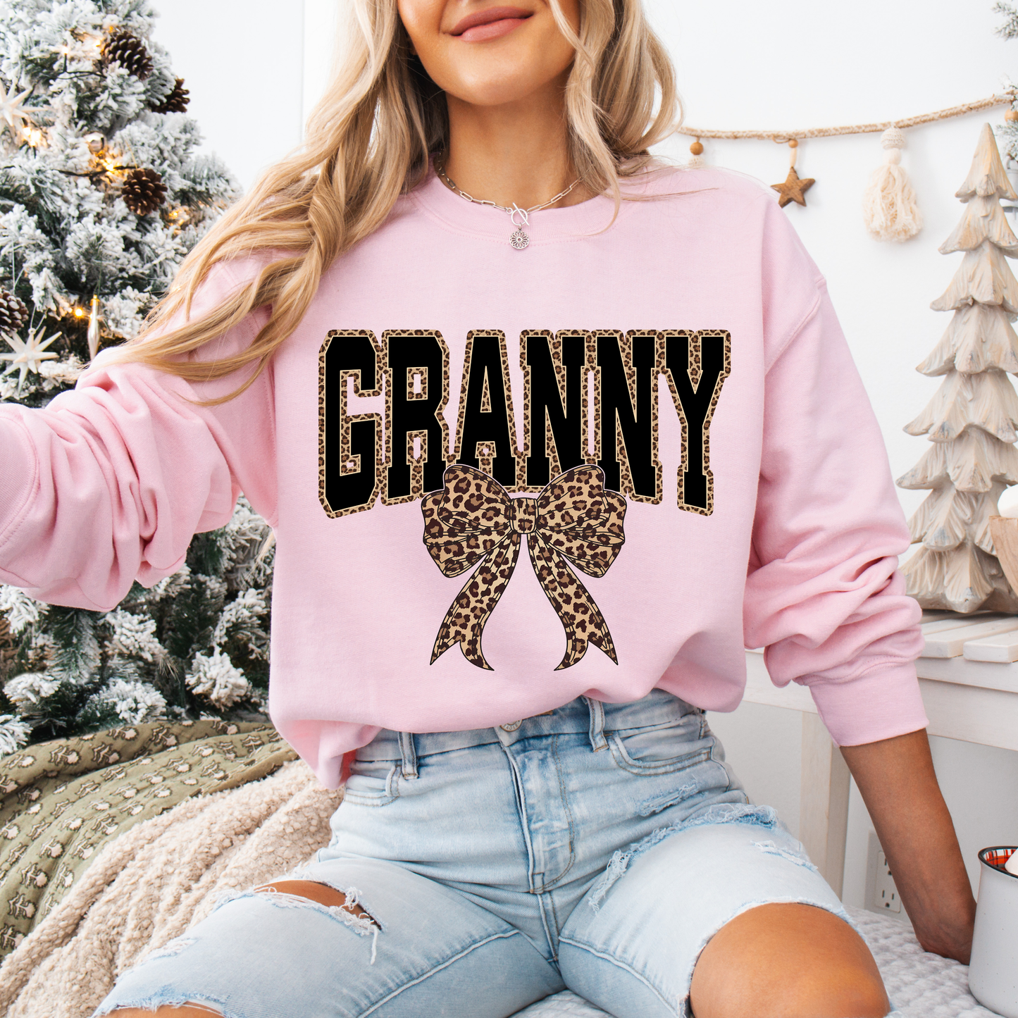 GRANNY Leopard Tees + Crews