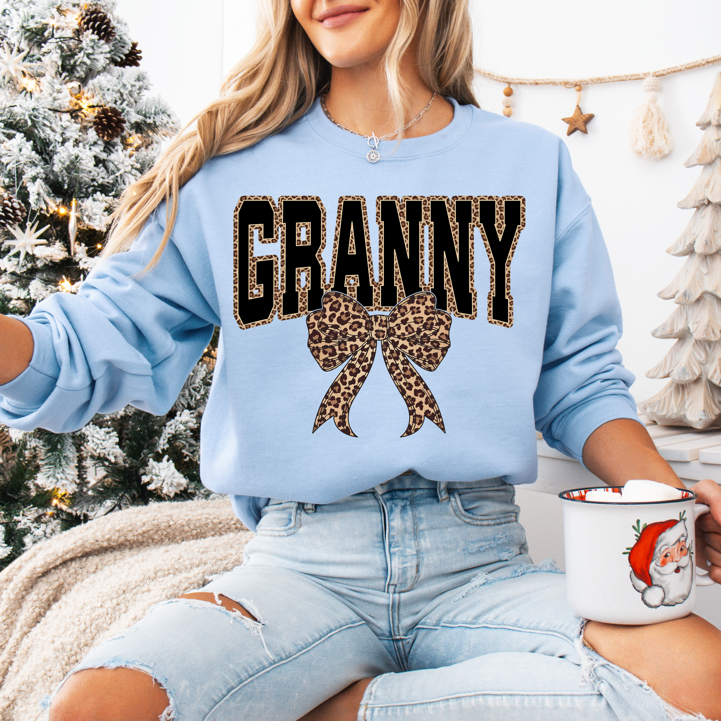 GRANNY Leopard Tees + Crews