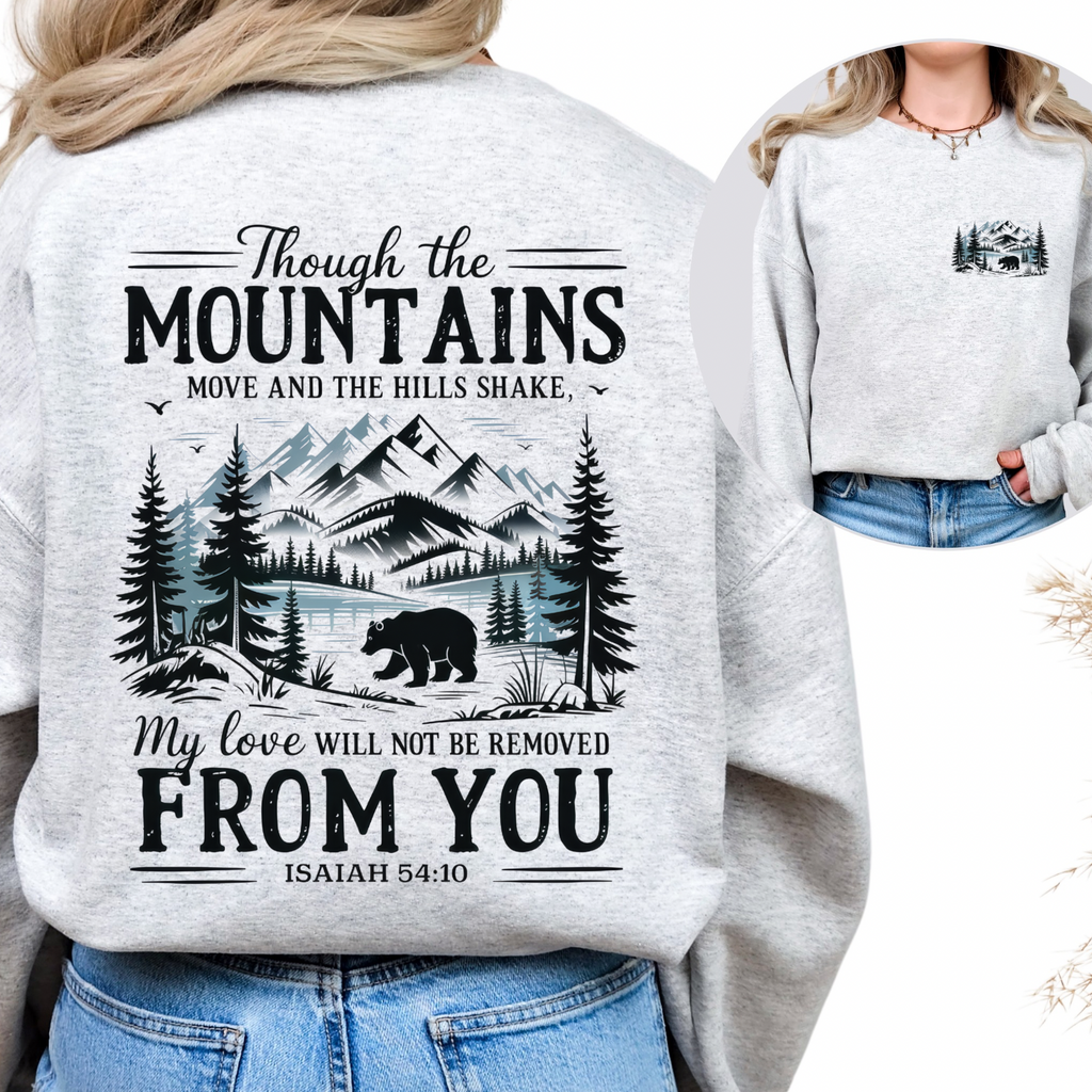 Though the Mountains Tee + Crew