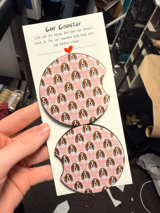 Beagle Car Coasters