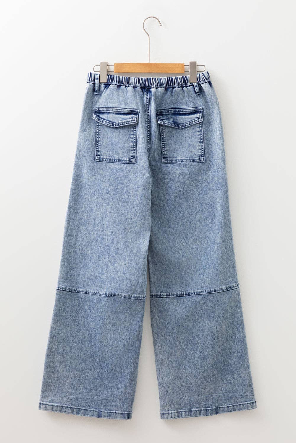 “Ashleigh Jeans” Drawstring High Waist Jeans