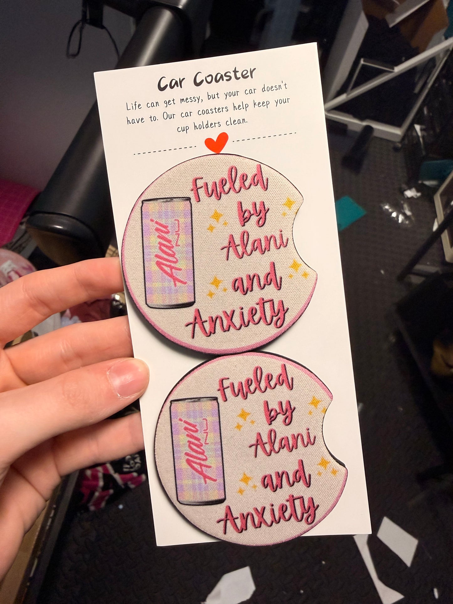 Alani Car Coasters