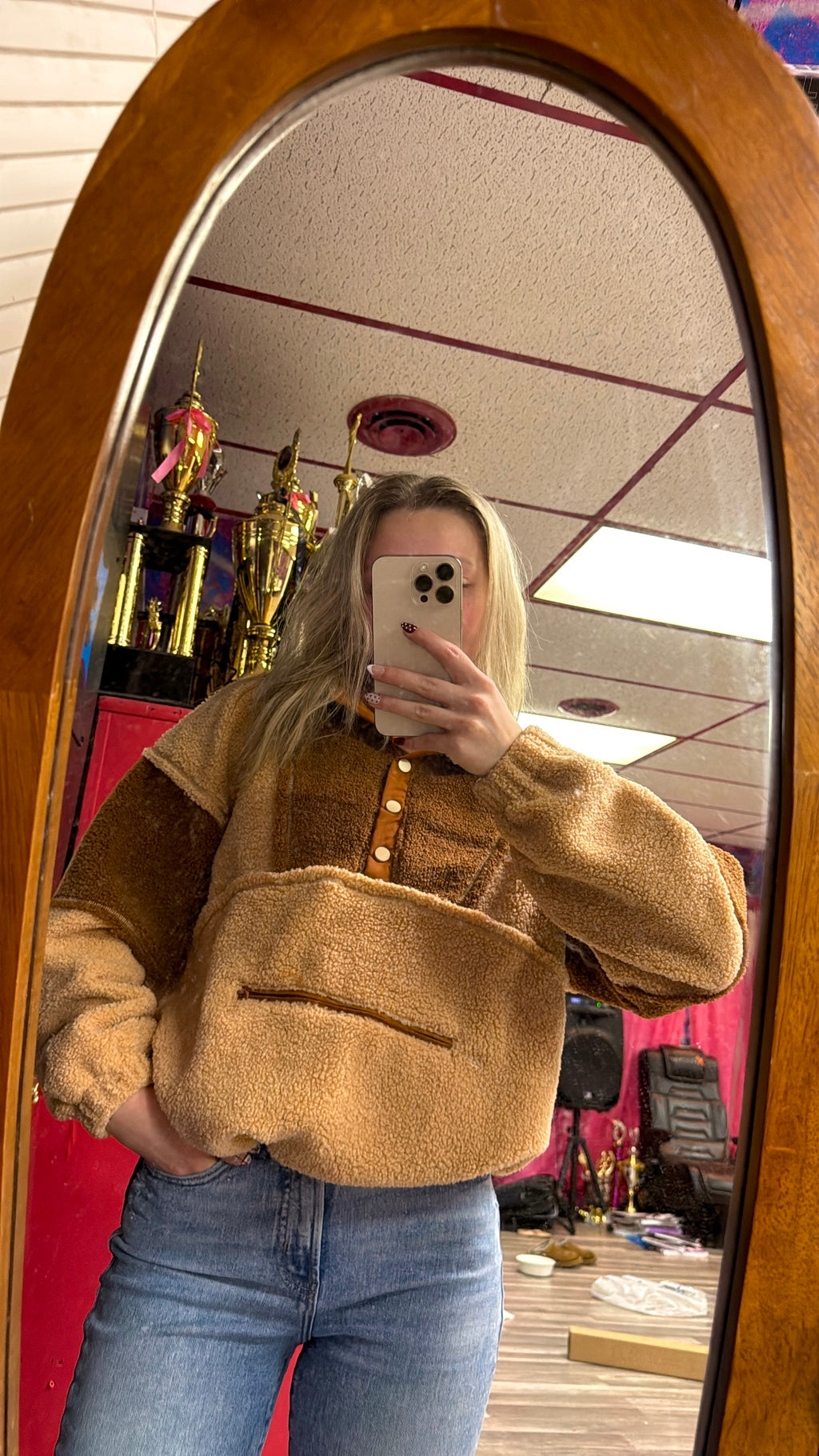 Cinnamon Sugar Sherpa Sweatshirt