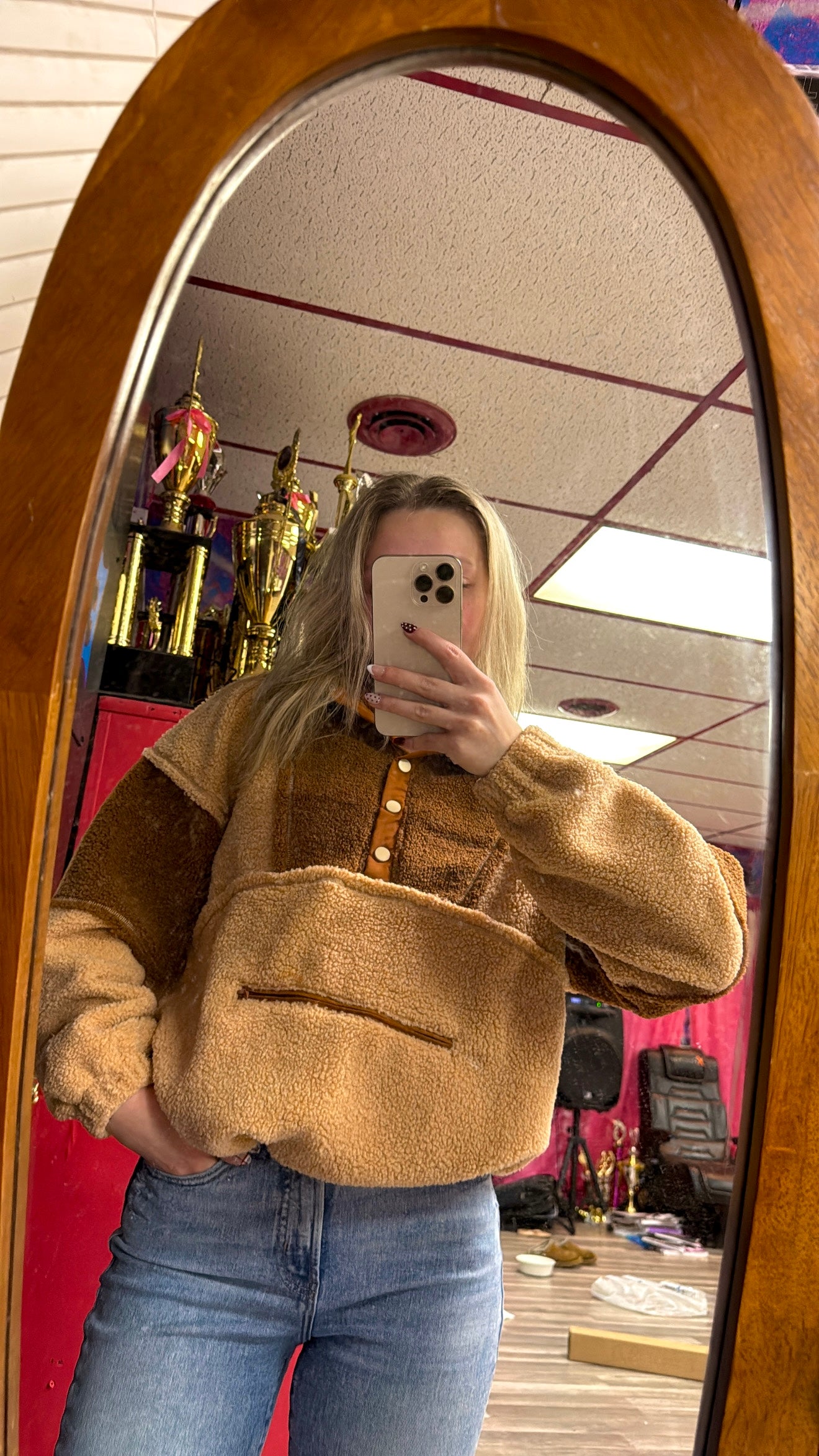 Cinnamon Sugar Sherpa Sweatshirt