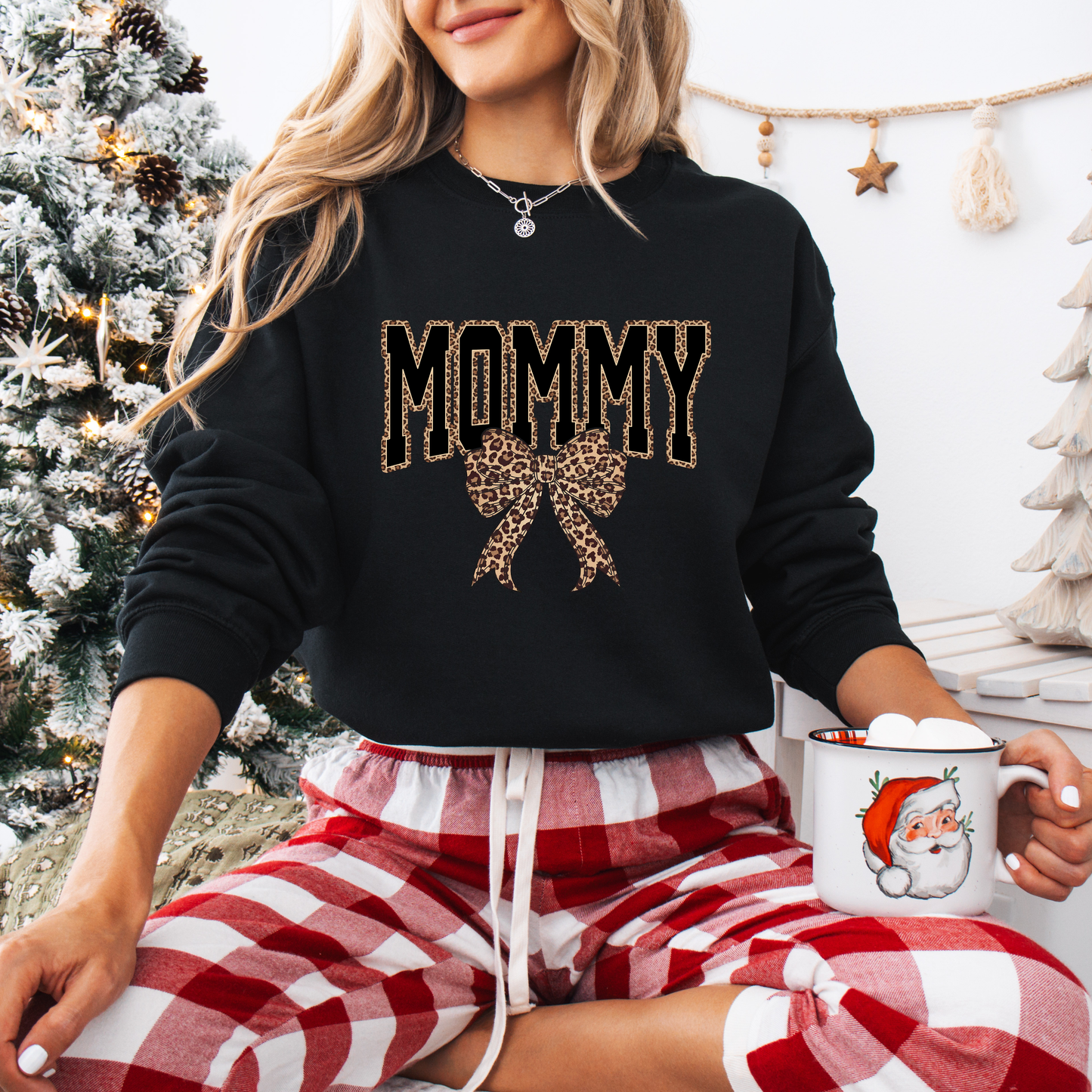 MOMMY Leopard Tees + Crews