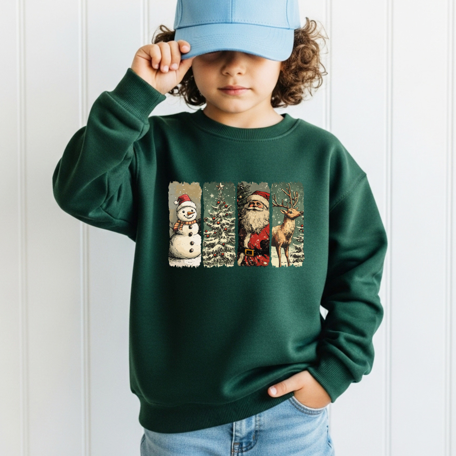 KIDS Retro Christmas Crew