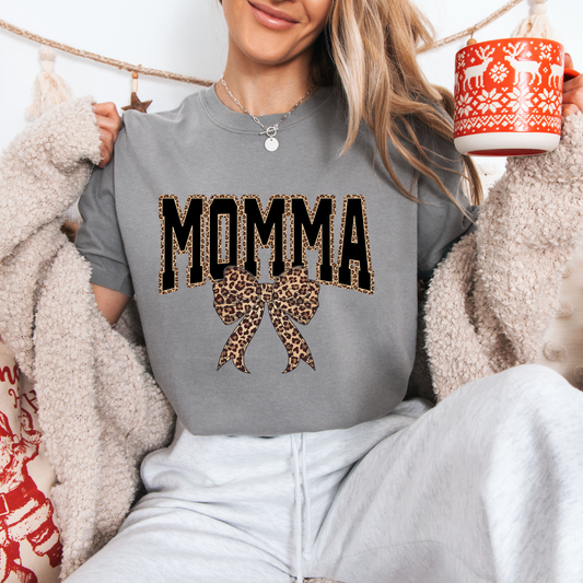 MOMMA Leopard Tees + Crews