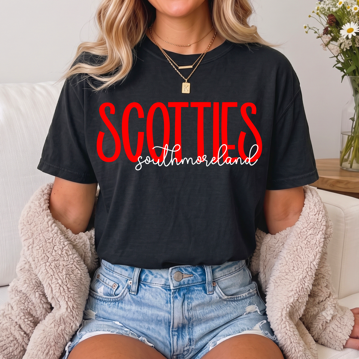 Scotties/Southmoreland Cursive Tees