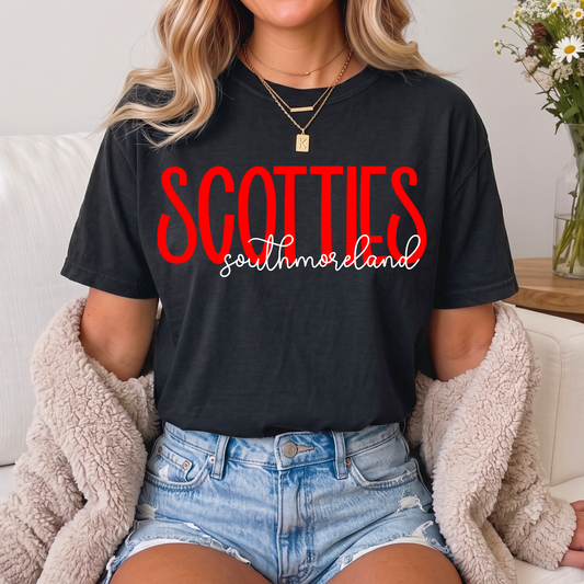 Scotties/Southmoreland Cursive Tees