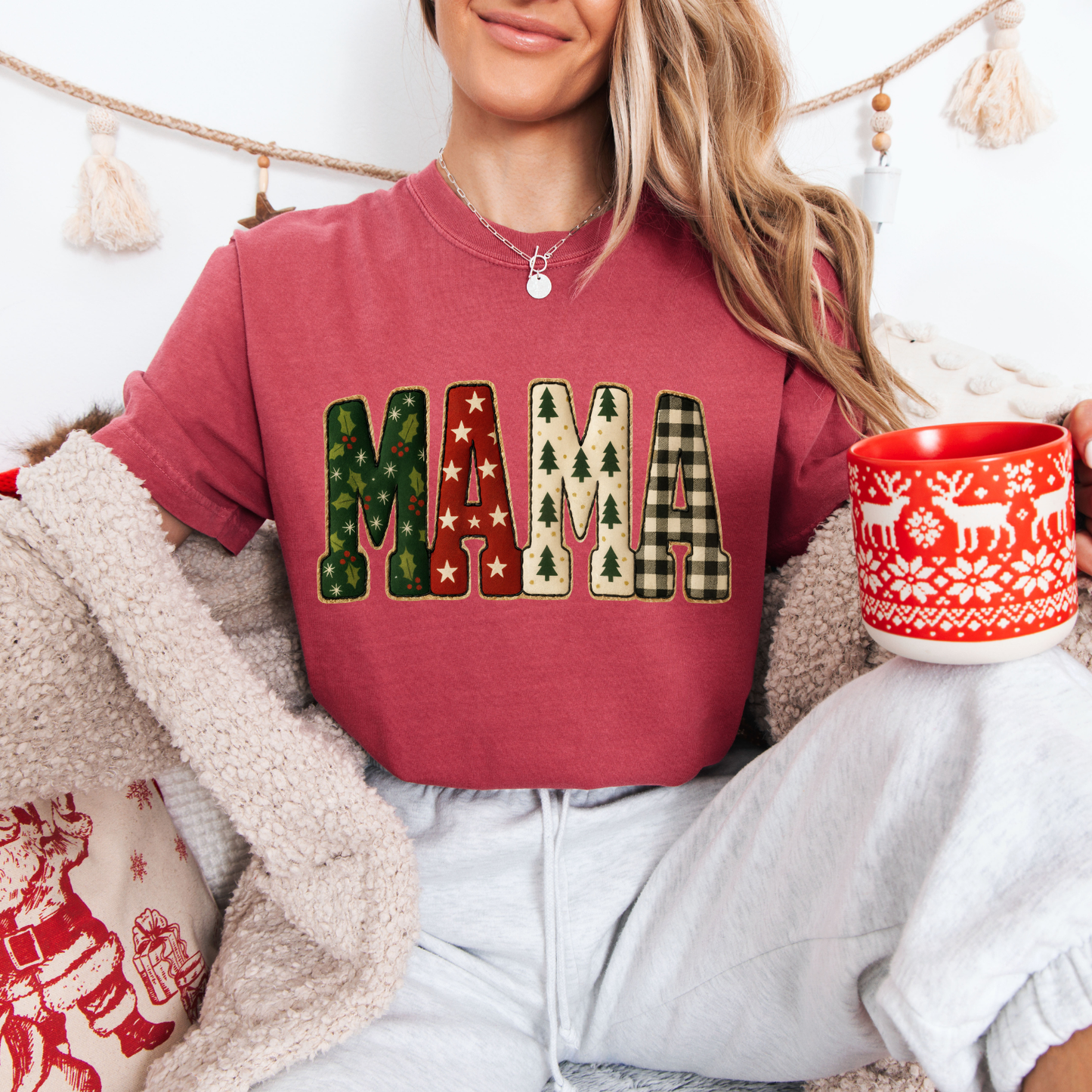 Christmas Gigi,Mama,Nana,Mimi Tees + Crews